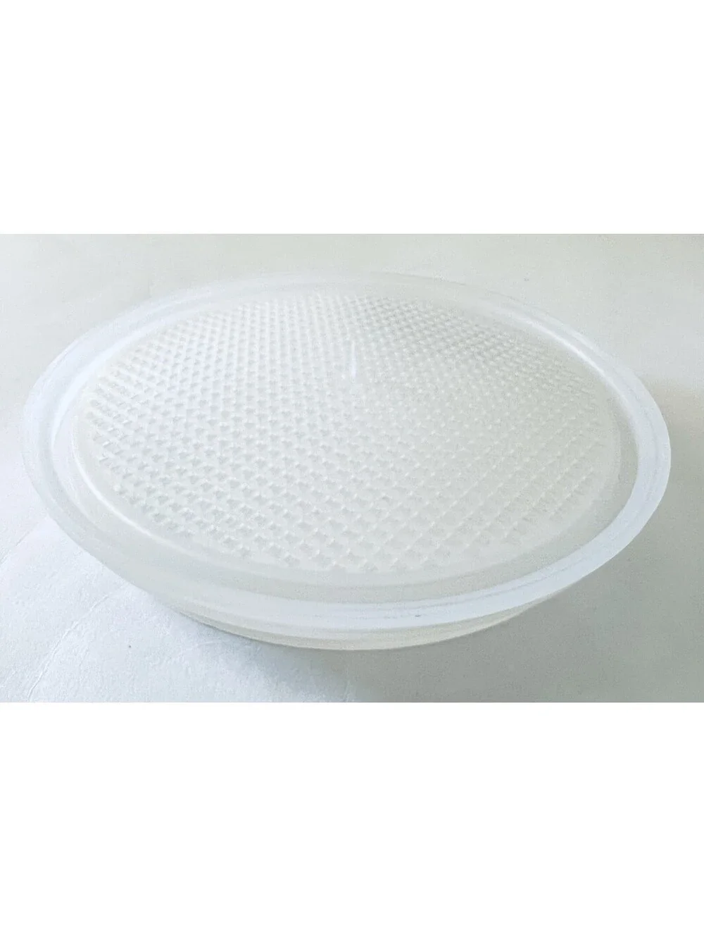 Vintage Tupperware Hamburger Patty Keepers Set of 2 Clear 2 Sizes Replacement